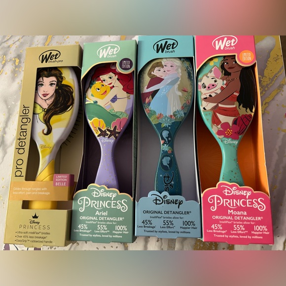 Wet Brush Disney Princess hair brush LIMITED EDITION CHOOSE ONE ! - Picture 1 of 12